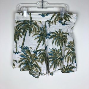Denim and Supply palm tree flowy shorts